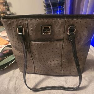 Dooney & Bourke Textured Brown Tote